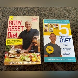 Set of two Harley Pasternak nutrition books
